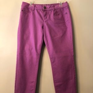 Size 10 purple “jean type” pants